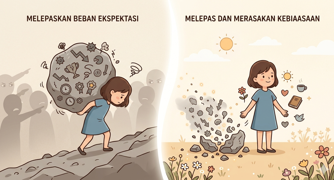 Indahnya Menjadi Biasa Saja: Melepaskan Beban Ekspektasi untuk Selalu Menjadi yang "Luar Biasa" di Mata Orang